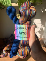 Cosy Cabin 🏠 - self striping sock yarn with a 20g mini skein