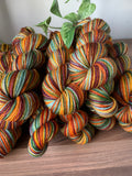 Pumpkin Patch 🎃 - self striping sock yarn with 20g mini skein