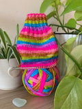 Roller Disco - Self Striping Sock Set with 20g Mini Skein