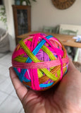 Roller Disco - Self Striping Sock Set with 20g Mini Skein