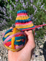 Scoops Ahoy! - self striping sock yarn with 20g mini skein