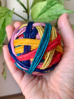 Scoops Ahoy! - self striping sock yarn with 20g mini skein
