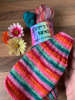 Indian Summer - self striping sock yarn with a 20g mini skein