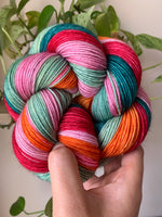 Indian Summer - self striping sock yarn with a 20g mini skein