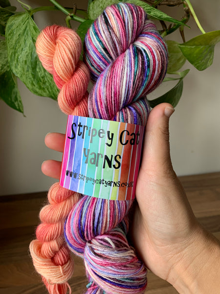 Dream Catcher - self striping sock yarn with 20g mini skein