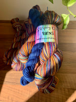 Cosy Cabin 🏠 - self striping sock yarn with a 20g mini skein