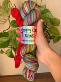 Holiday Cheer 🎉 Self Striping Sock Set with 20g Mini Skein