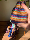 Cosy Cabin 🏠 - self striping sock yarn with a 20g mini skein