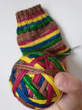 Sorting Hat - dispatching late January - self striping sock yarn with 20g mini skein