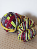 Harry - dispatching late January - self striping sock yarn with 20g mini skein