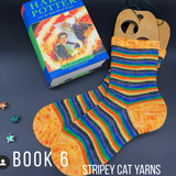 Book 6 - dispatching late January - self striping sock yarn with 20g mini skein