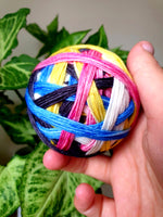Liquorice Allsorts - self striping sock yarn with 20g mini skein