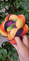 I Put a Spell on You - self striping sock yarn with 20g mini skein