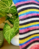Liquorice Allsorts - self striping sock yarn with 20g mini skein
