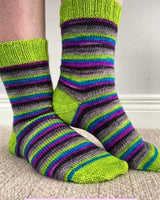 Northern Lights self striping sock yarn with 20g mini skein