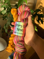 Gold ‘n’ Glow - Self Striping Sock Yarn with 20g Mini Skein